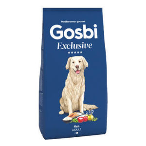 גוסבי אקסקלוסיב סלמון ודגי ים מדיום - מזון לכלבים בוגרים 12 ק"ג - Gosbi