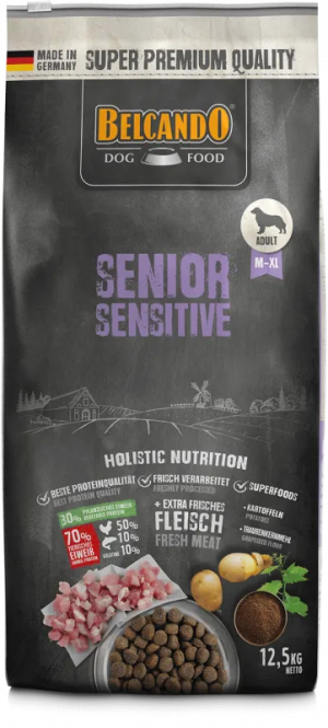 BELCANDO Senior Sensitive –בלקנדו סניור סנסיטיב - מזון מלא לכלבים מבוגרים ורגישים