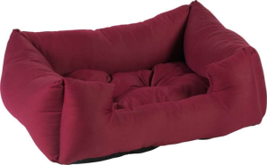 מיטה עבה ומפנקת מבד כותנה Pets Project - בורדו