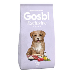 גוסבי אקסקלוסיב גורים מיני עוף כבש ודגים - מזון לגורי כלבים - Gosbi