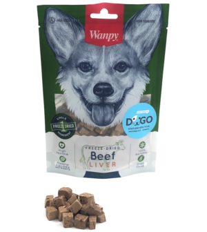 וונפי חטיף אילוף מיובש בהקפאה כבד בקר 40 גרם