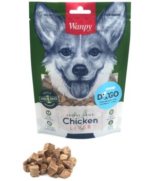 וונפי חטיף אילוף מיובש בהקפאה כבד עוף 40 גרם