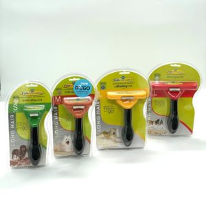 פרמינייטור מברשת מסרק דילול לכלבים עם פרווה ארוכה