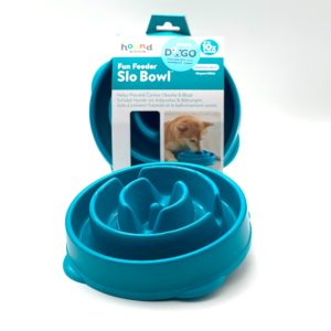 פאן פידר Outward Hound ספירלה טורקיז – קערת האכלה איטית – Fun Feeder Slo Bowl