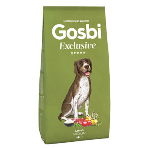 גוסבי אקסקלוסיב כבש מדיום - מזון לכלבים 12 ק"ג - Gosbi
