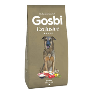 גוסבי אקסקלוסיב סניור מדיום - מזון לכלבים מבוגרים 12 ק"ג - Gosbi