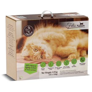 פליס נייצ'ר עוף - מזון טבעי לחתולים 3.8 קילו FELIS NATURE