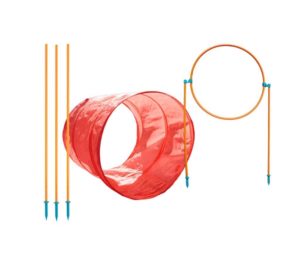 ערכת אג'יליטי לכלב Zip & Zoom Outdoor Agility Kit
