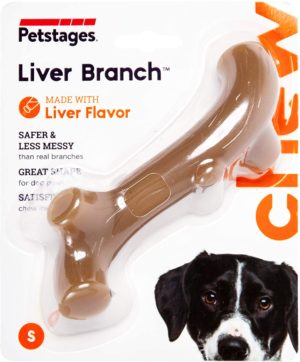 ענף לעיסה בטעם כבד טבעי Petstages Liver Branch