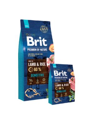בריט כבש סנסטיב Brit Sensitive Lamb & Rice