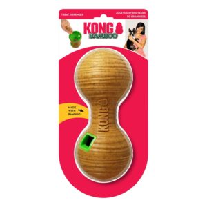קונג Kong Bamboo Feeder Dumbbell דיספנסר חטיפים