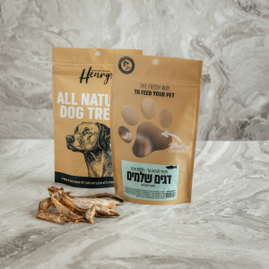 הנריס חטיף טבעי- דגים שלמים 50 גרם