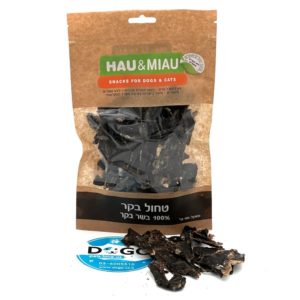 האו ומיאו חטיף טבעי - טחול בקר 70 גרם