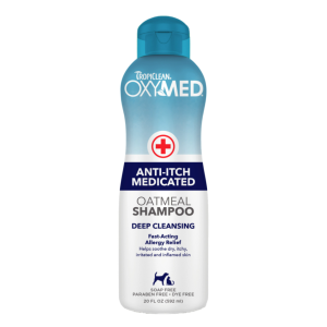 שמפו רפואי להקלה בגירודים על בסיס שיבולת שועל TropiClean OXYMED