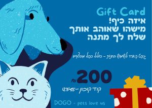 גיפט קארד - כרטיס מתנה