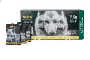 פור האנטרז מזון טבעי ללא הקפאה 15 ק"ג הודו עם פירות וירקות 4Hunterz