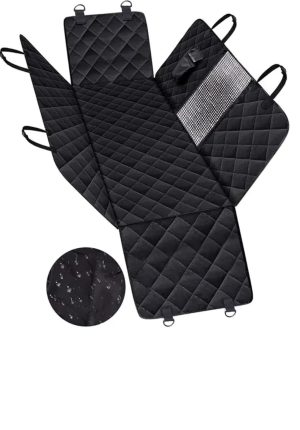 כיסוי עמיד בנוזלים למושב הרכב האחורי - מבד קורדורה