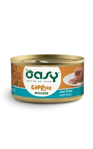 אואסי שימורים מוס CAPRICE טונה לחתולים בוגרים