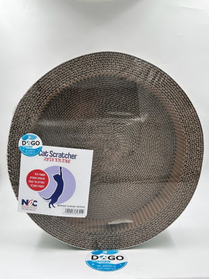 משטח גירוד ורביצה לחתול - עגול