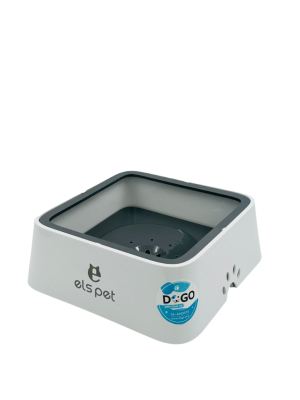 קערת שתיה עם מצוף למניעת התזה אנטי ספיל esl pet