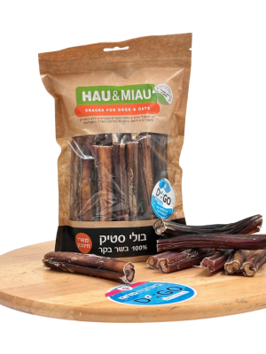 בוליסטיק בקר מיובש מארז חיסכון 20 יחידות - האו ומיאו