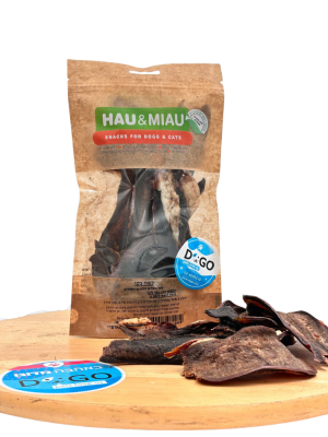 האו ומיאו חטיף טבעי - לשון בקר 70 גרם