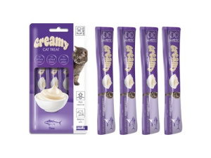 M-PETS ליקוקי קרמי לחתול טונה ועוף 4x15 גרם