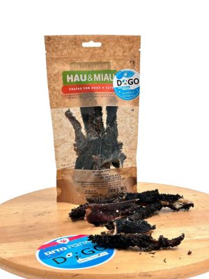 האו ומיאו חטיף טבעי - נגיסי קירשה בקר ירוקה 70 גרם