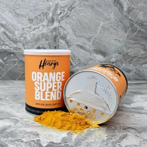 הנריס תוסף תזונה - Orange Super Blend - כורכום, זרעי דלעת ופולן פרחים