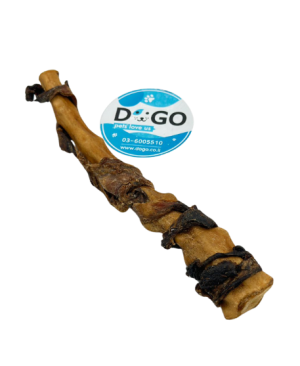 קרניבור (Carnivore) - חטיף זנב באפלו מלופף בבשר | חטיף לעיסה טבעי באורך 30 ס"מ