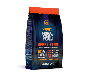 פרימל ספיריט חטיף אילוף עוף, דגים ואורז - REBEL FARM אריזת חיסכון 1 ק''ג - מזון מלא
