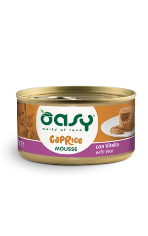 אואסי שימורים מוס CAPRICE עגל 85 גרם