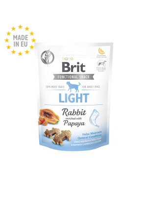 Brit Care Light – חטיף אילוף חצי-לח לתמיכה בשליטה במשקל | 150 גרם