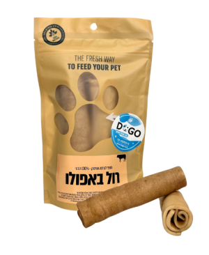 הנריס חטיף תעסוקה טבעי - רול עור לחי באפלו 2 יחידות