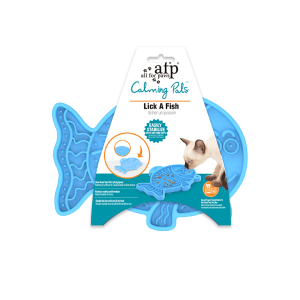 AFP - משטח ליקוק בצורת דג לכלבים וחתולים - Lick a Fish