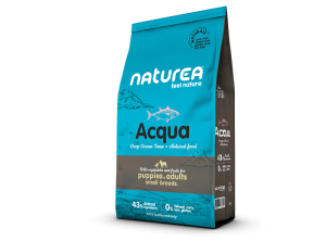 נטוראה מזון לכלבים *גזע קטן* על בסיס טונה לכל שלבי החיים – Naturea Acqua