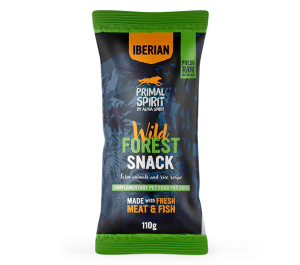 פרימל ספיריט חטיף אילוף בטעם חזיר והודו 110 גרם - IBERAN WILD FOREST