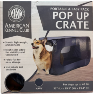 כלוב בד מתקפל לכלבים בינונים AKC