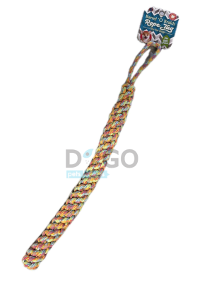 צמת חבלים צבעונית למשחקי קרב ונשיכה - 65 ס"מ