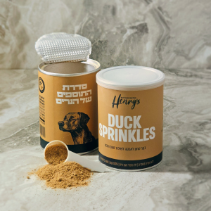 הנריס תוסף למזון אבקת ברווז מיובש בהקפאה 75 גרם