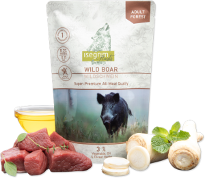Isegrim Roots - פאוץ' חזיר בר  410 גרם - מזון רטוב מלא