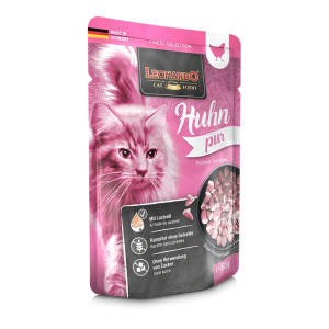 LEONARDO Pure Chicken - לאונרדו פאוץ' מעדן עוף לחתולים 85 גרם