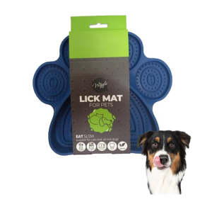 וויגל קערת ליקוק והאכלה איטית לכלבים ולחתולים - בצורת כפה