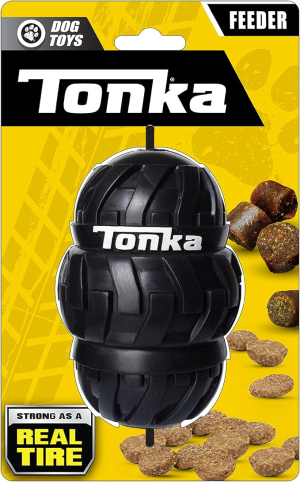 Tonka Tri-Stack Feeder – צעצוע האכלה אינטראקטיבי לכלבים חזקים
