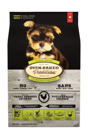 Oven Baked Tradition – אובן בייקד לגורי כלבים מגזע קטן על בסיס עוף 2.27 ק"ג