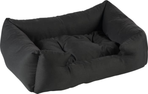 מיטה עבה ומפנקת מבד כותנה Pets Project - שחור