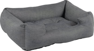 מיטה עבה ומפנקת מבד כותנה Pets Project - אפור