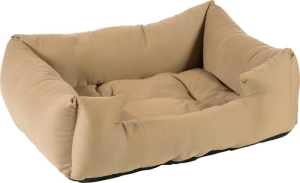 מיטה עבה ומפנקת מבד כותנה Pets Project - בז'