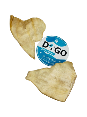 DOGIZ – חטיף לעיסה טבעי לכלב אוזן באפלו בהירה - 2 יחידות