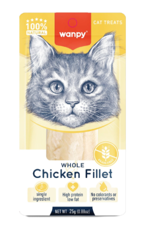 וונפי פילה עןף שלם לחתולים 25 גרם – WANPY FILLET